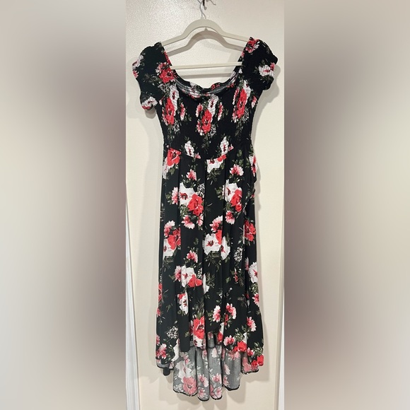 Torrid Floral Maxi Tulip Hi-low Dress NWOT - Picture 5 of 6